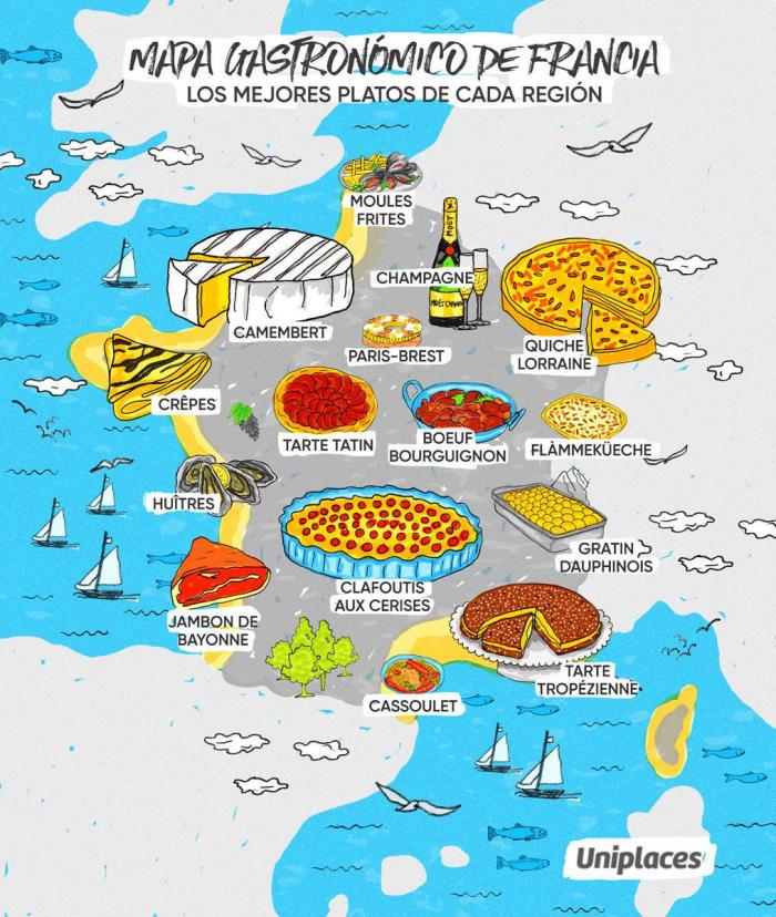 Donde fueres... ¡come lo típico! Seis mapas gastronómicos de Europa