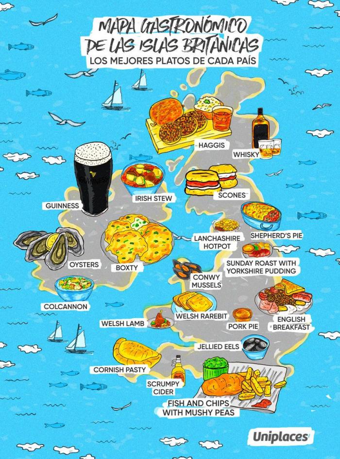 Donde fueres... ¡come lo típico! Seis mapas gastronómicos de Europa