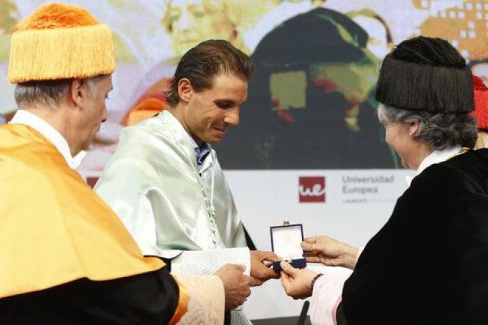 Rafa Nadal, investido Doctor Honoris Causa por la Universidad Europea de Madrid