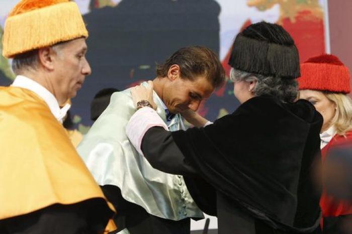 Rafa Nadal, investido Doctor Honoris Causa por la Universidad Europea de Madrid