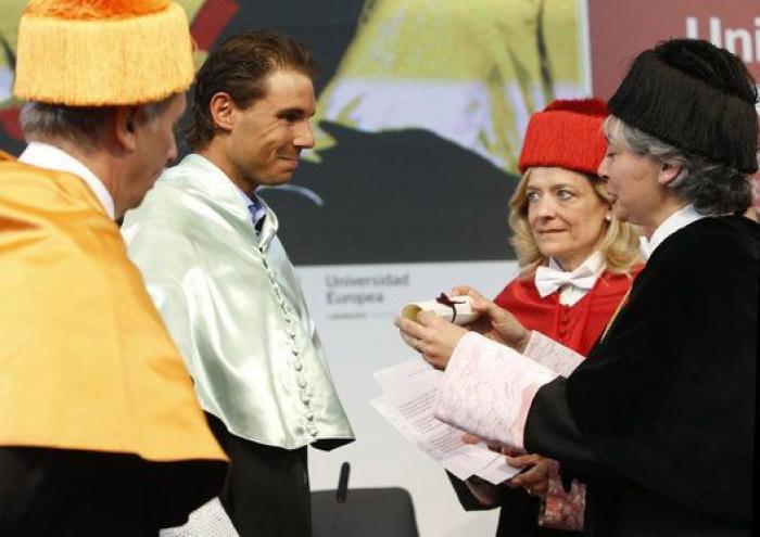 Rafa Nadal, investido Doctor Honoris Causa por la Universidad Europea de Madrid