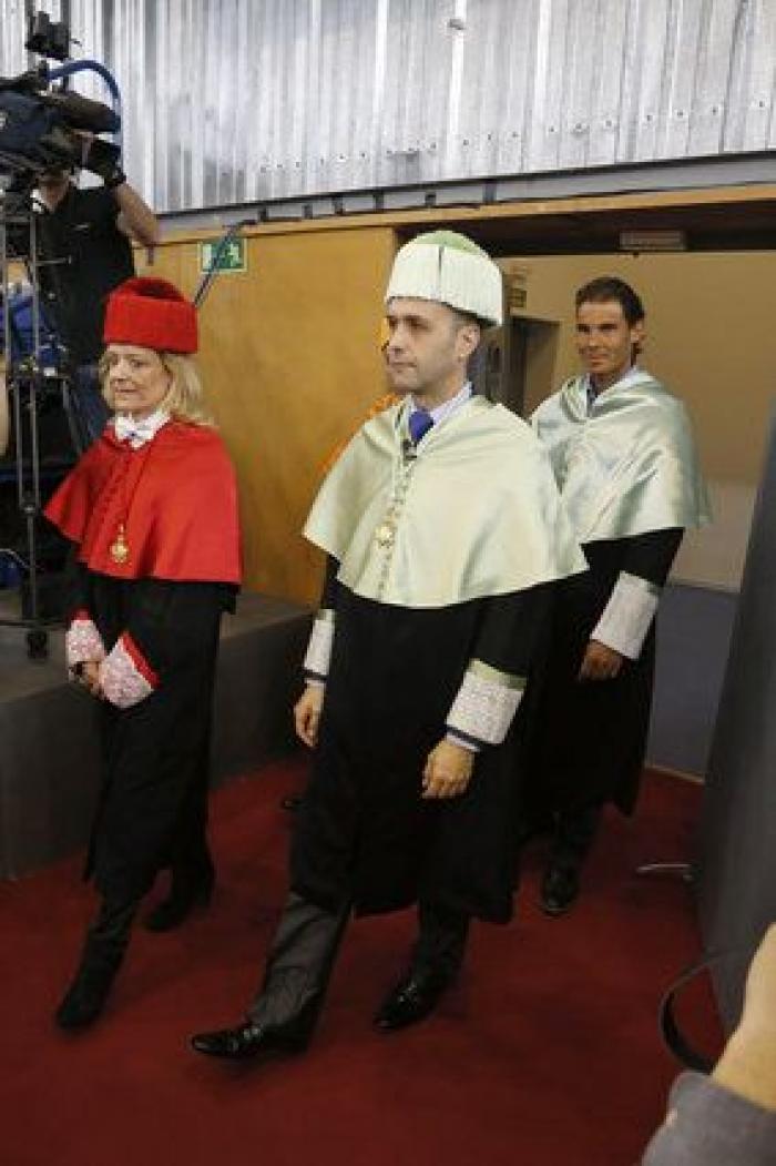 Rafa Nadal, investido Doctor Honoris Causa por la Universidad Europea de Madrid