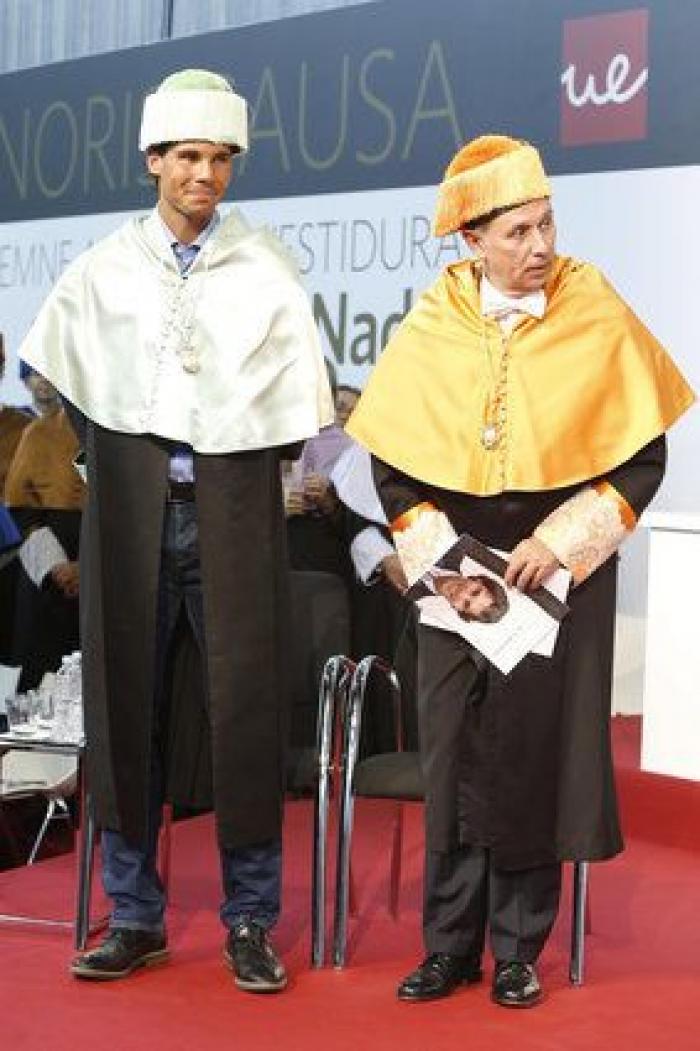 Rafa Nadal, investido Doctor Honoris Causa por la Universidad Europea de Madrid