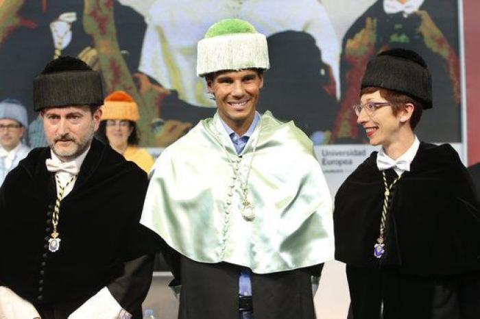 Rafa Nadal, investido Doctor Honoris Causa por la Universidad Europea de Madrid
