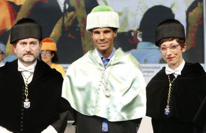 Rafa Nadal, investido Doctor Honoris Causa por la Universidad Europea de Madrid