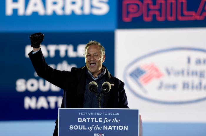 El marido de Kamala Harris, sin más