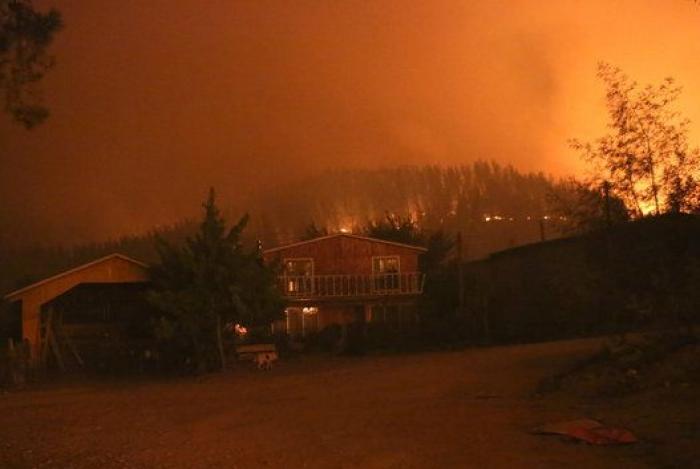 Las dolorosas imágenes que dejan los incendios de Chile