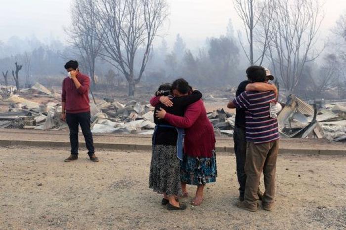 Las dolorosas imágenes que dejan los incendios de Chile