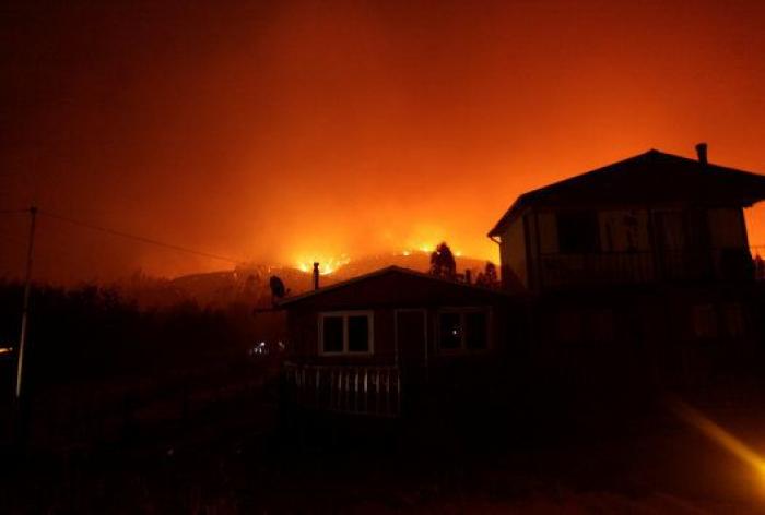 Las dolorosas imágenes que dejan los incendios de Chile