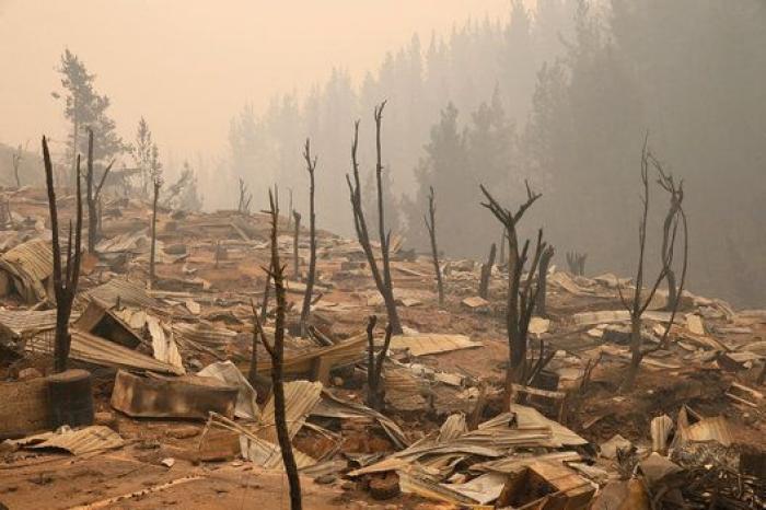 Las dolorosas imágenes que dejan los incendios de Chile