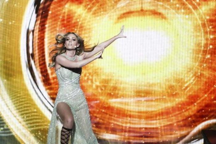 Edurne pasa su primer ensayo general en Eurovisión