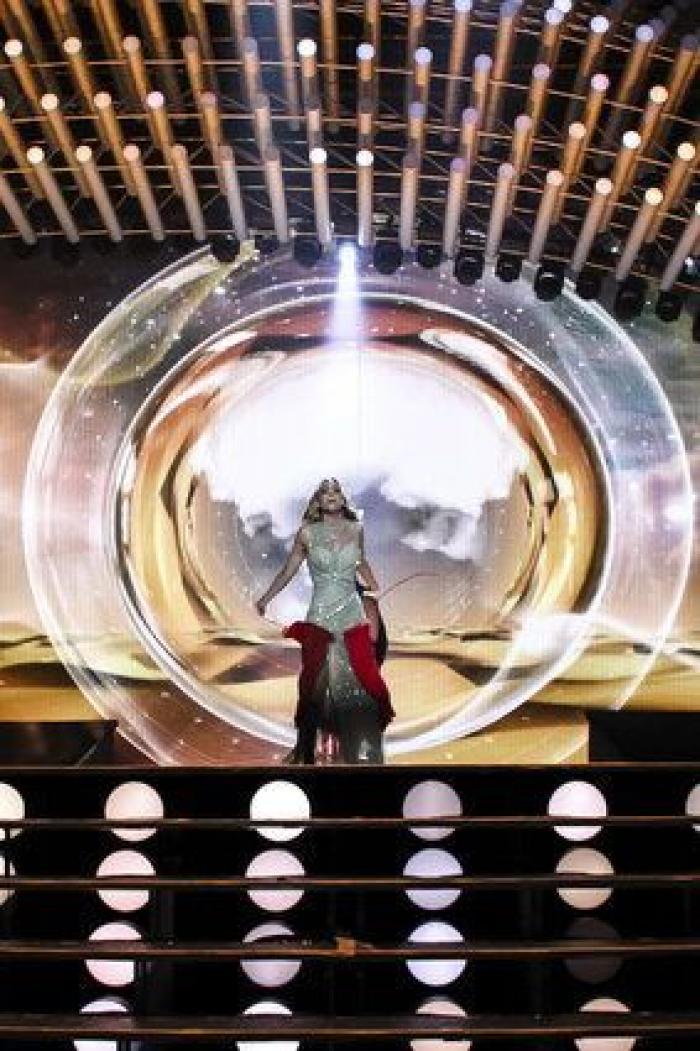 Edurne pasa su primer ensayo general en Eurovisión