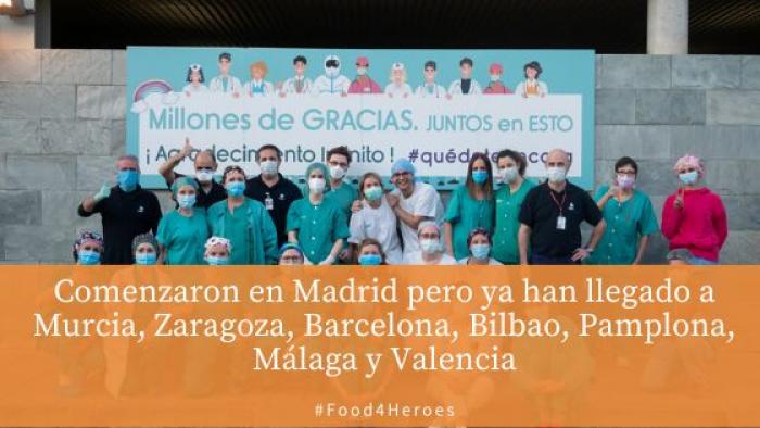 Esta asombrosa cadena de solidaridad es cosa de empresarios, restauradores y carteros