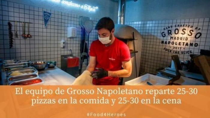 Esta asombrosa cadena de solidaridad es cosa de empresarios, restauradores y carteros