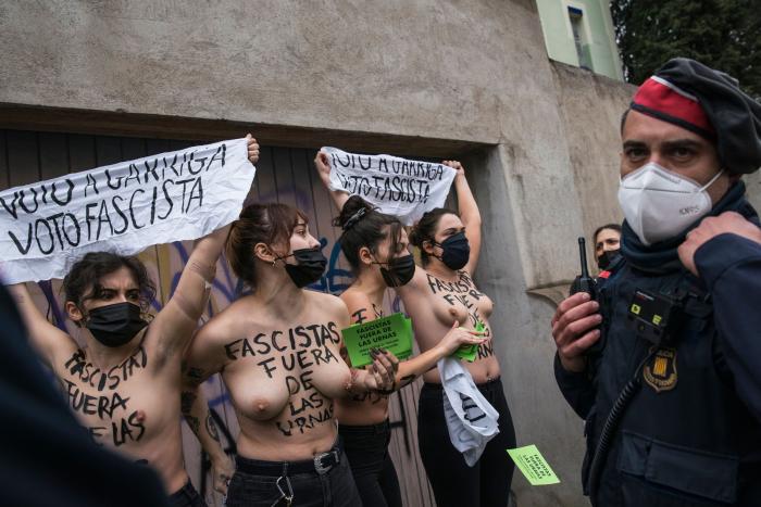 Los diputados de ERC, CUP y Junts abandonan el pleno en el turno de Vox