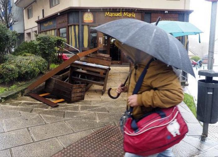 Un temporal dañino, sobre todo para Galicia (FOTOS)