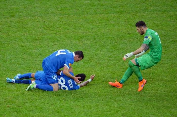 Matheus da el susto en la final de la Europa League