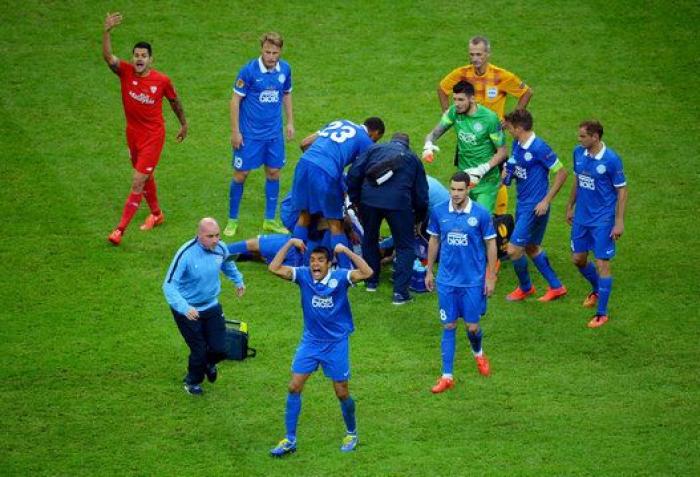 Matheus da el susto en la final de la Europa League