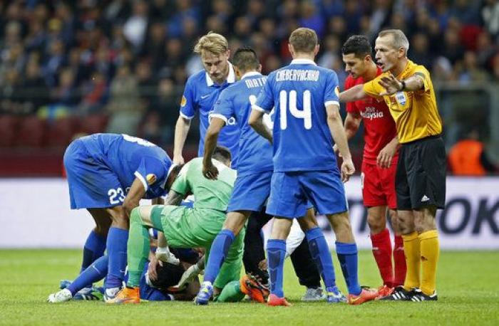 Matheus da el susto en la final de la Europa League