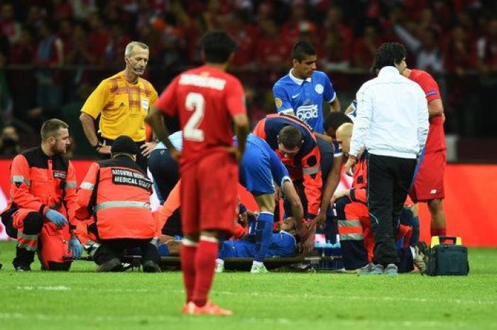 Matheus da el susto en la final de la Europa League