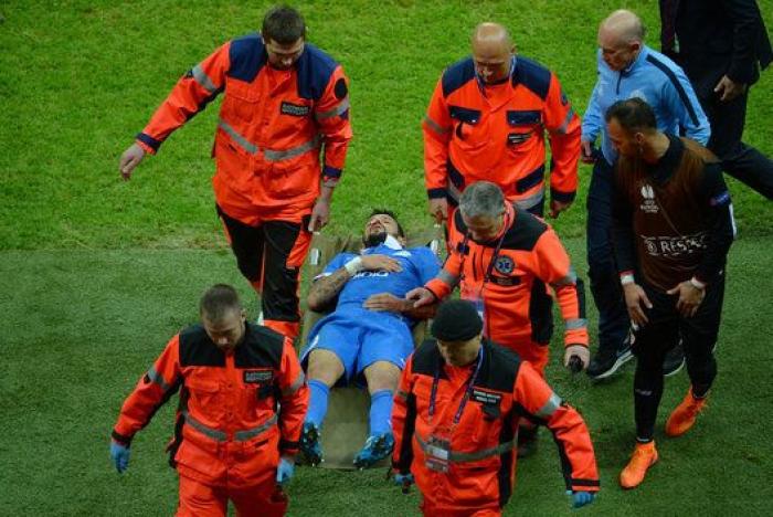 Matheus da el susto en la final de la Europa League