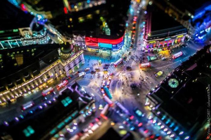 Parece una maqueta, pero es Londres desde el aire (FOTOS)