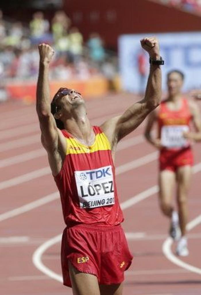 Día de celebración en el deporte español: oro para Miguel Ángel López y plata para Raquel González, en los 35 kilómetros marcha