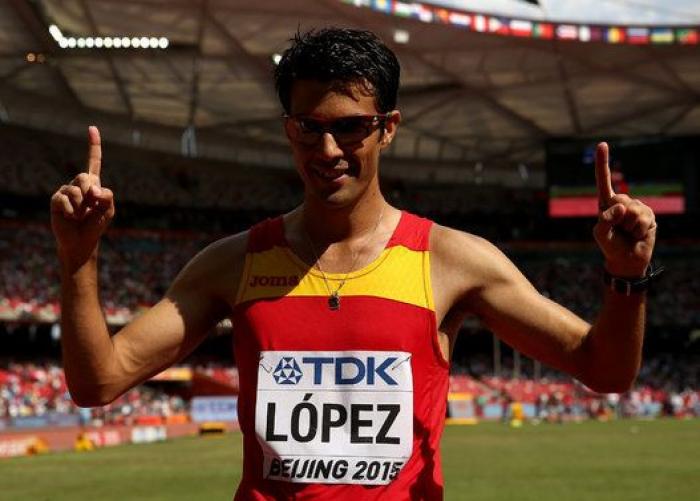Día de celebración en el deporte español: oro para Miguel Ángel López y plata para Raquel González, en los 35 kilómetros marcha