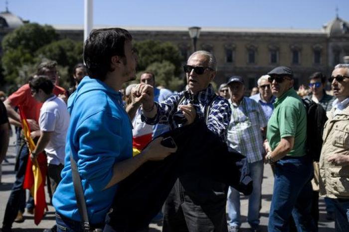 Fiasco total de la concentración anti Podemos en Madrid