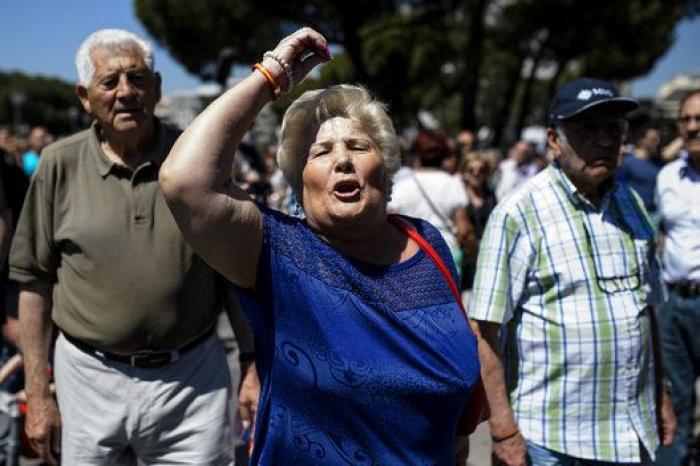 Fiasco total de la concentración anti Podemos en Madrid