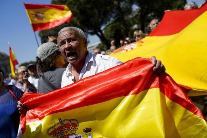 Fiasco total de la concentración anti Podemos en Madrid