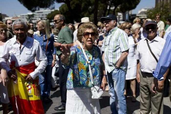 Fiasco total de la concentración anti Podemos en Madrid