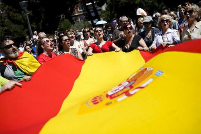 Fiasco total de la concentración anti Podemos en Madrid