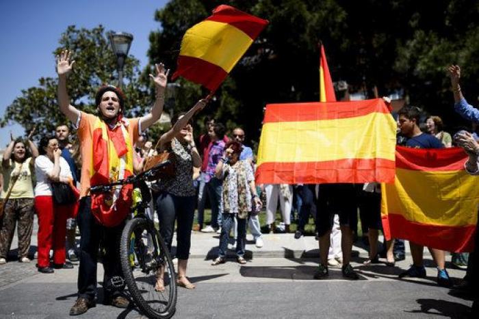 Fiasco total de la concentración anti Podemos en Madrid