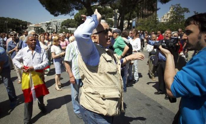 Fiasco total de la concentración anti Podemos en Madrid