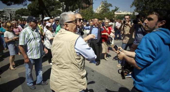 Fiasco total de la concentración anti Podemos en Madrid