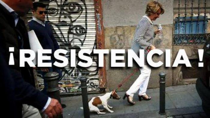 Una concentración en Madrid para pedir la "libertad" del perro de Aguirre (FOTOS)