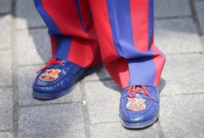 Las aficiones de Barça y Juve toman Berlín en un ambiente de hermandad
