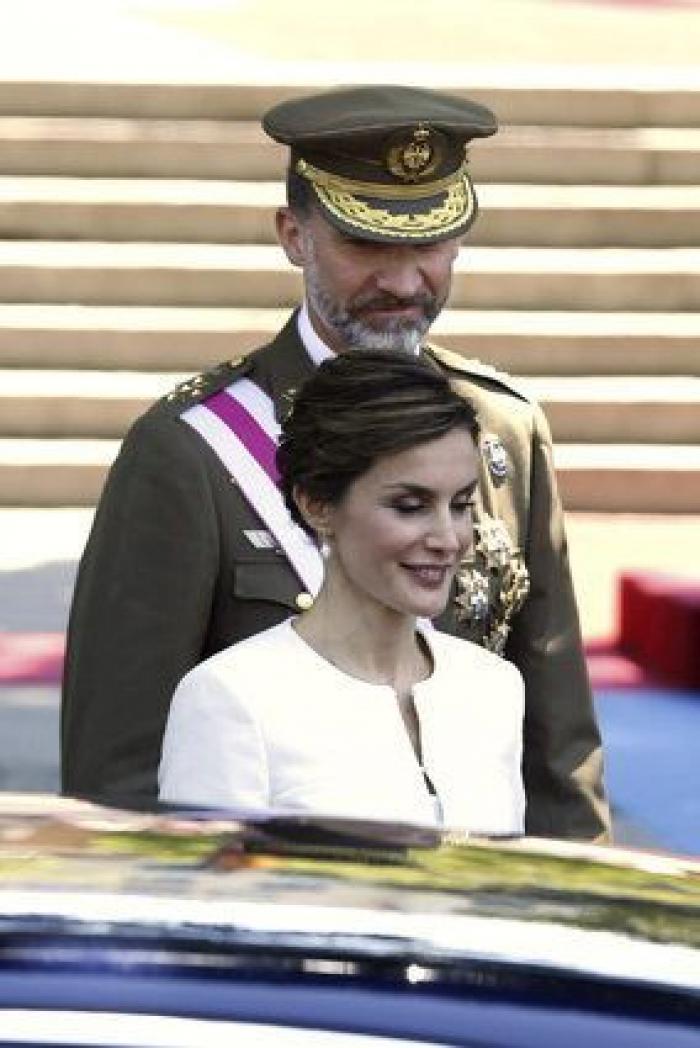 Los Reyes se estrenan en el Día de las Fuerzas Armadas (FOTOS)