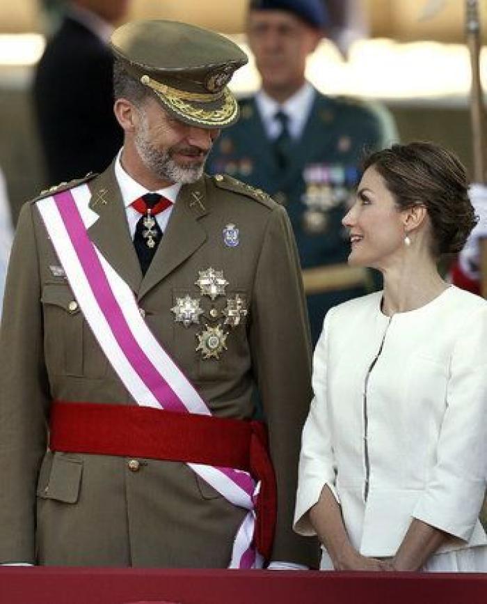 Los Reyes se estrenan en el Día de las Fuerzas Armadas (FOTOS)