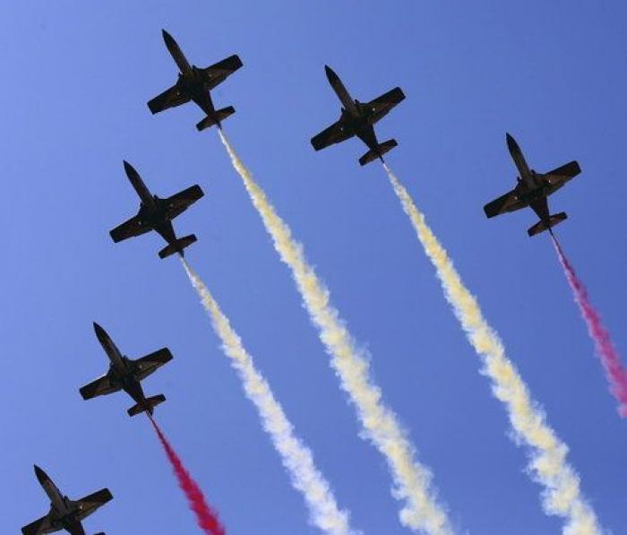 Los Reyes se estrenan en el Día de las Fuerzas Armadas (FOTOS)