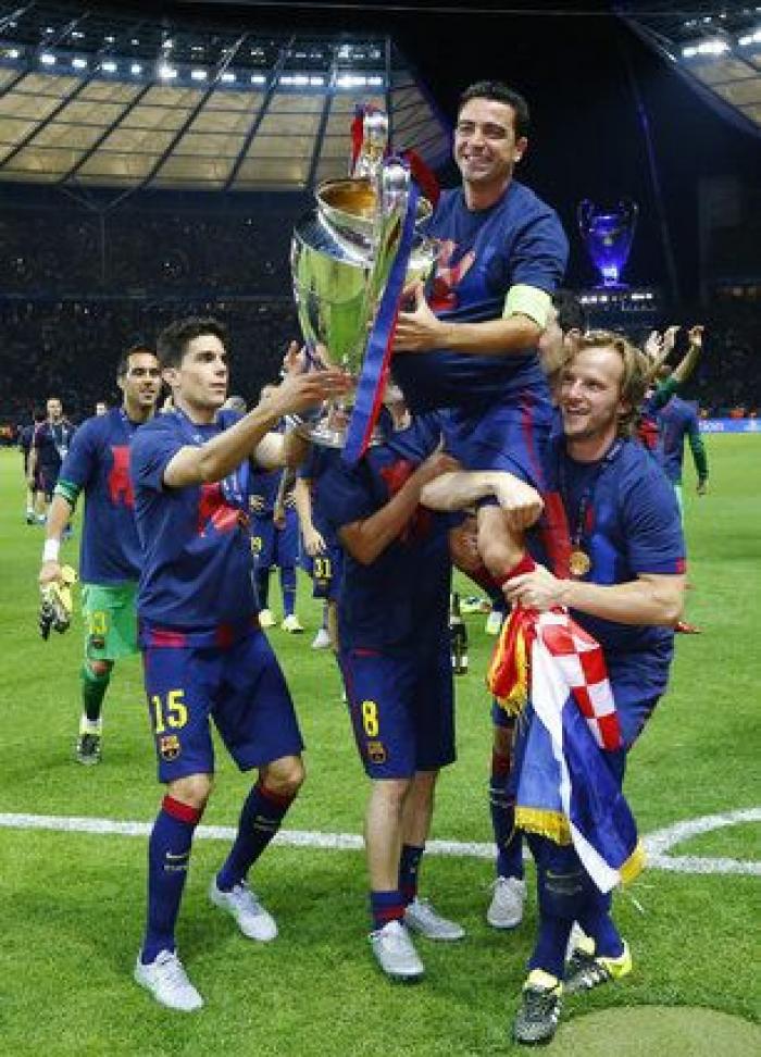 Xavi: "Tenía ganas de acabar así, es insuperable"