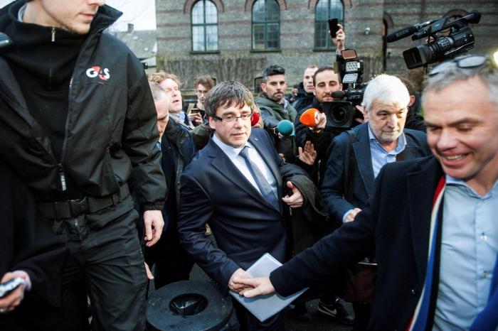 Puigdemont defiende el independentismo catalán en Dinamarca y evita la extradición
