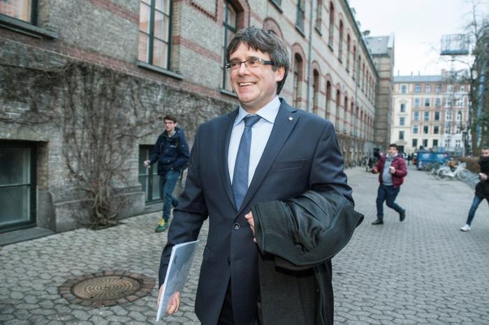 Puigdemont defiende el independentismo catalán en Dinamarca y evita la extradición