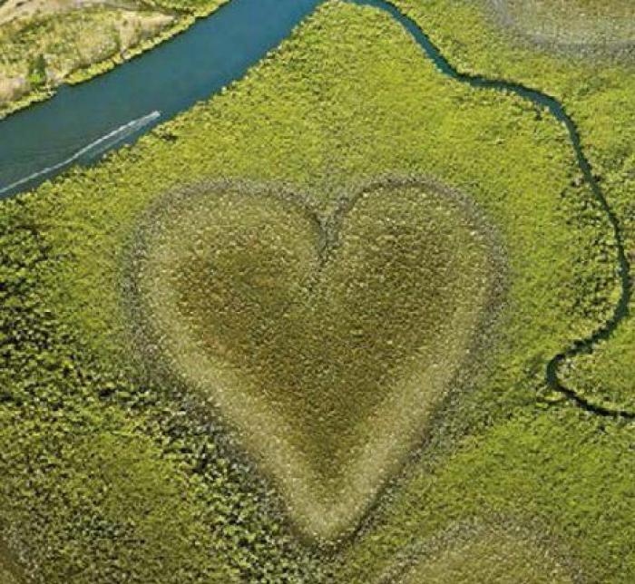 Turismo romántico: diez lugares con forma de corazón