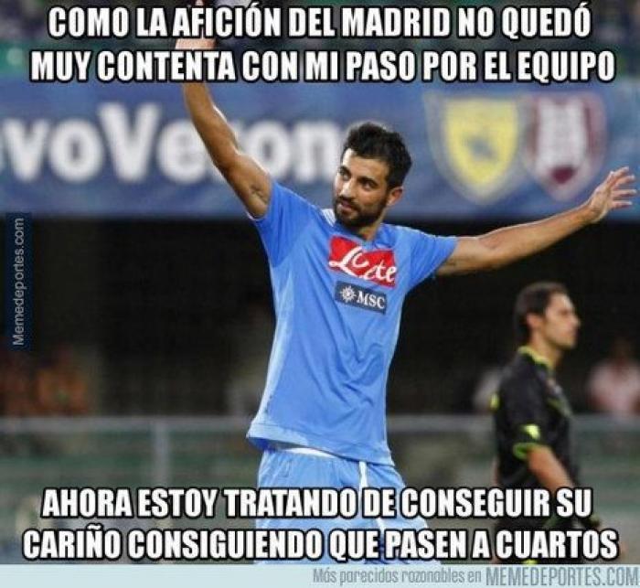 Los memes del Real Madrid-Nápoles que vas a recibir por WhatsApp