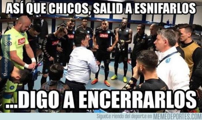 Los memes del Real Madrid-Nápoles que vas a recibir por WhatsApp