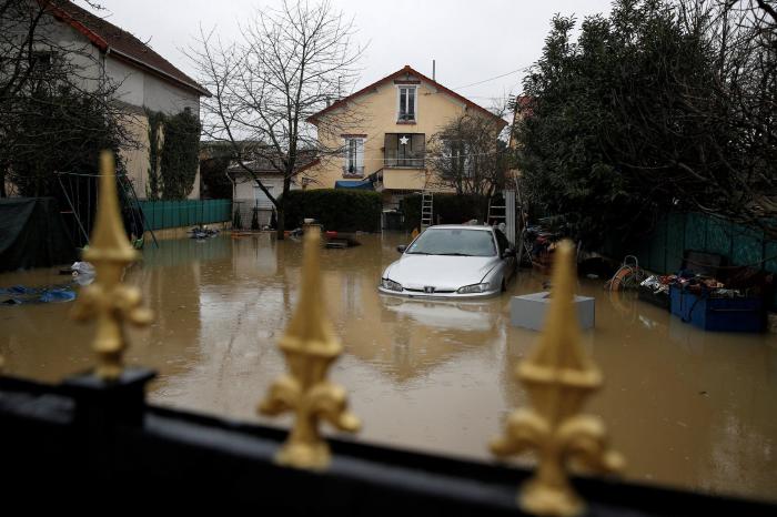 El Sena, desbordado en París