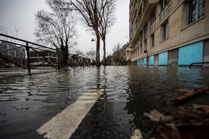 El Sena, desbordado en París