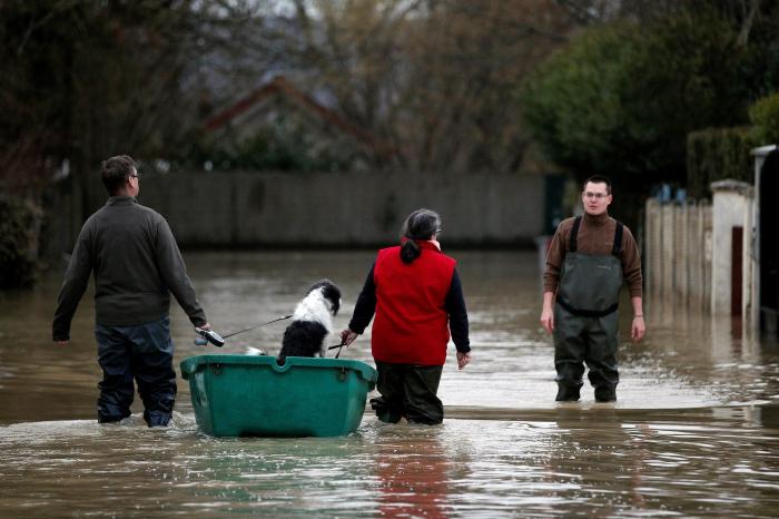 El Sena, desbordado en París